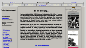 What Causepsy.fr website looked like in 2020 (3 years ago)