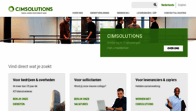 What Cimsolutions.nl website looked like in 2020 (3 years ago)