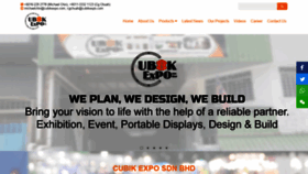 What Cubikexpo.com website looked like in 2020 (3 years ago)