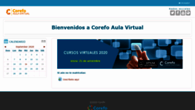 What Corefoaulavirtual.com.pe website looked like in 2020 (3 years ago)