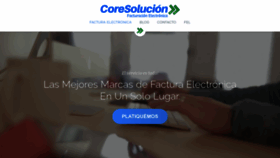 What Coresolucion.com website looked like in 2020 (3 years ago)