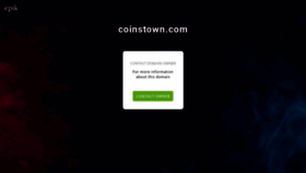 What Coinstown.com website looked like in 2020 (5 years ago)