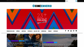 What Cineenserio.com website looked like in 2020 (3 years ago)