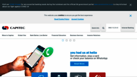 What Capitecbank.co.za website looked like in 2020 (3 years ago)