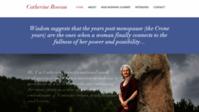 What Catherinerowan.com website looked like in 2020 (3 years ago)