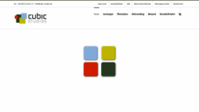 What Cubic-studios.de website looked like in 2020 (3 years ago)