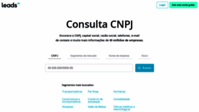 What Consultacnpj.com website looked like in 2020 (3 years ago)