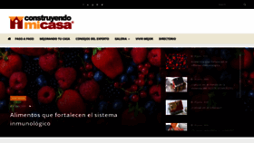 What Construyendomicasa.com website looked like in 2020 (3 years ago)