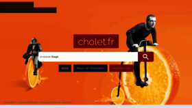 What Cholet.fr website looked like in 2020 (4 years ago)