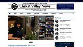 What Chilkatvalleynews.com website looked like in 2020 (3 years ago)