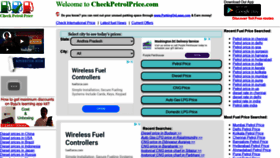 What Checkpetrolprice.com website looked like in 2020 (3 years ago)