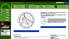 What Carta-natal.es website looked like in 2020 (3 years ago)