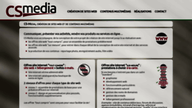 What Cs-media.fr website looked like in 2020 (3 years ago)