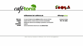 What Cafetoria.de website looked like in 2020 (3 years ago)