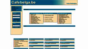 What Cafebelga.be website looked like in 2020 (3 years ago)