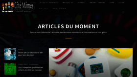 What Cote-momes.com website looked like in 2020 (3 years ago)