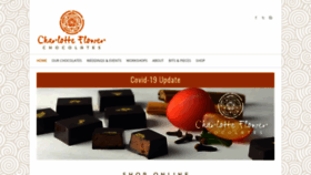 What Charlotteflowerchocolates.com website looked like in 2020 (3 years ago)