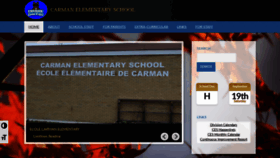 What Carmanelementary.ca website looked like in 2020 (3 years ago)