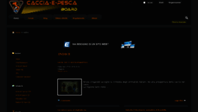 What Caccia-e-pesca.com website looked like in 2020 (3 years ago)