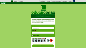 What Censobasico.inep.gov.br website looked like in 2020 (3 years ago)