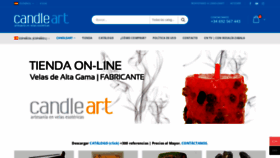 What Candleart.es website looked like in 2020 (3 years ago)