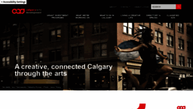 What Culturaldistrict.ca website looked like in 2020 (3 years ago)