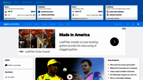 What Cricket.net website looked like in 2020 (3 years ago)