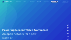 What Confluxnetwork.org website looked like in 2020 (3 years ago)