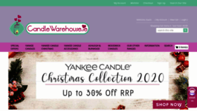 What Candlewarehouse.ie website looked like in 2020 (3 years ago)