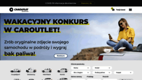 What Caroutlet.pl website looked like in 2020 (3 years ago)
