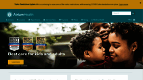 What Carolinashealthcare.org website looked like in 2020 (3 years ago)