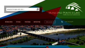 What Cm-pontedelima.pt website looked like in 2020 (3 years ago)