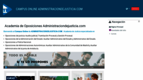 What Campusadministraciondejusticia.com website looked like in 2020 (3 years ago)