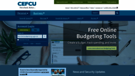 What Cefcu.com website looked like in 2020 (3 years ago)
