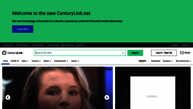 What Centurylink.net website looked like in 2020 (3 years ago)