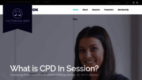 What Cpdinsession.com.au website looked like in 2020 (3 years ago)