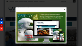 What Capecorallivingmagazine.com website looked like in 2020 (3 years ago)