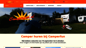 What Camperfun.nl website looked like in 2020 (3 years ago)