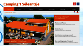 What Camping-seleantsje.nl website looked like in 2020 (3 years ago)