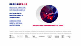 What Cosmograma.com website looked like in 2020 (3 years ago)