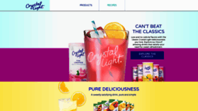 What Crystallight.com website looked like in 2020 (3 years ago)