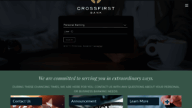 What Crossfirstbank.com website looked like in 2020 (3 years ago)