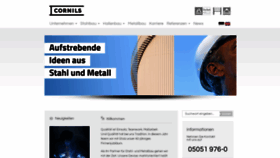 What Cornils.de website looked like in 2020 (3 years ago)