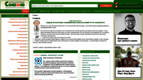 What Consmed.ru website looked like in 2020 (3 years ago)
