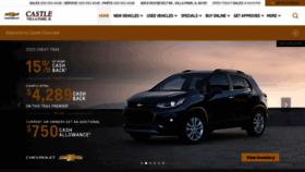 What Castlechevycars.com website looked like in 2020 (3 years ago)