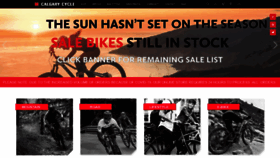 What Calgarycycle.com website looked like in 2020 (3 years ago)