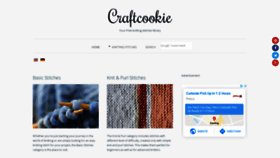 What Craftcookie.com website looked like in 2020 (3 years ago)