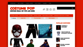 What Costumepop.com website looked like in 2020 (3 years ago)