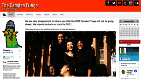 What Camdenfringe.com website looked like in 2020 (3 years ago)