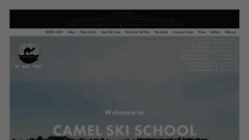 What Camelskischool.com website looked like in 2020 (3 years ago)